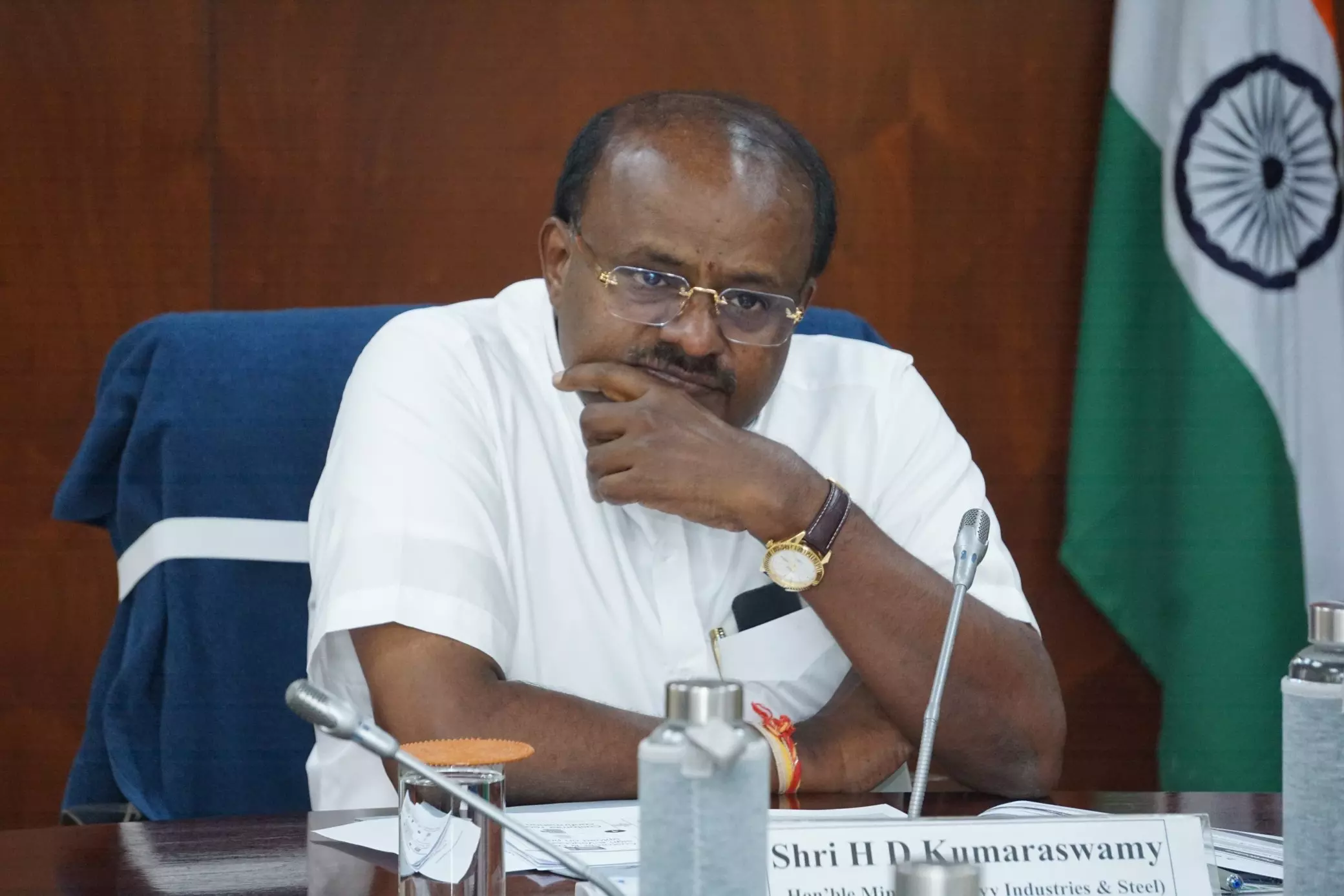 Union minister HD Kumaraswamy