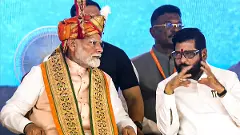 Prime Minister Narendra Modi with Maharashtra Chief Minister Eknath Shinde