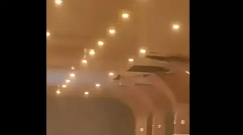 A damaged roof of the Ratnagiri railway station A damaged roof of the Ratnagiri railway station