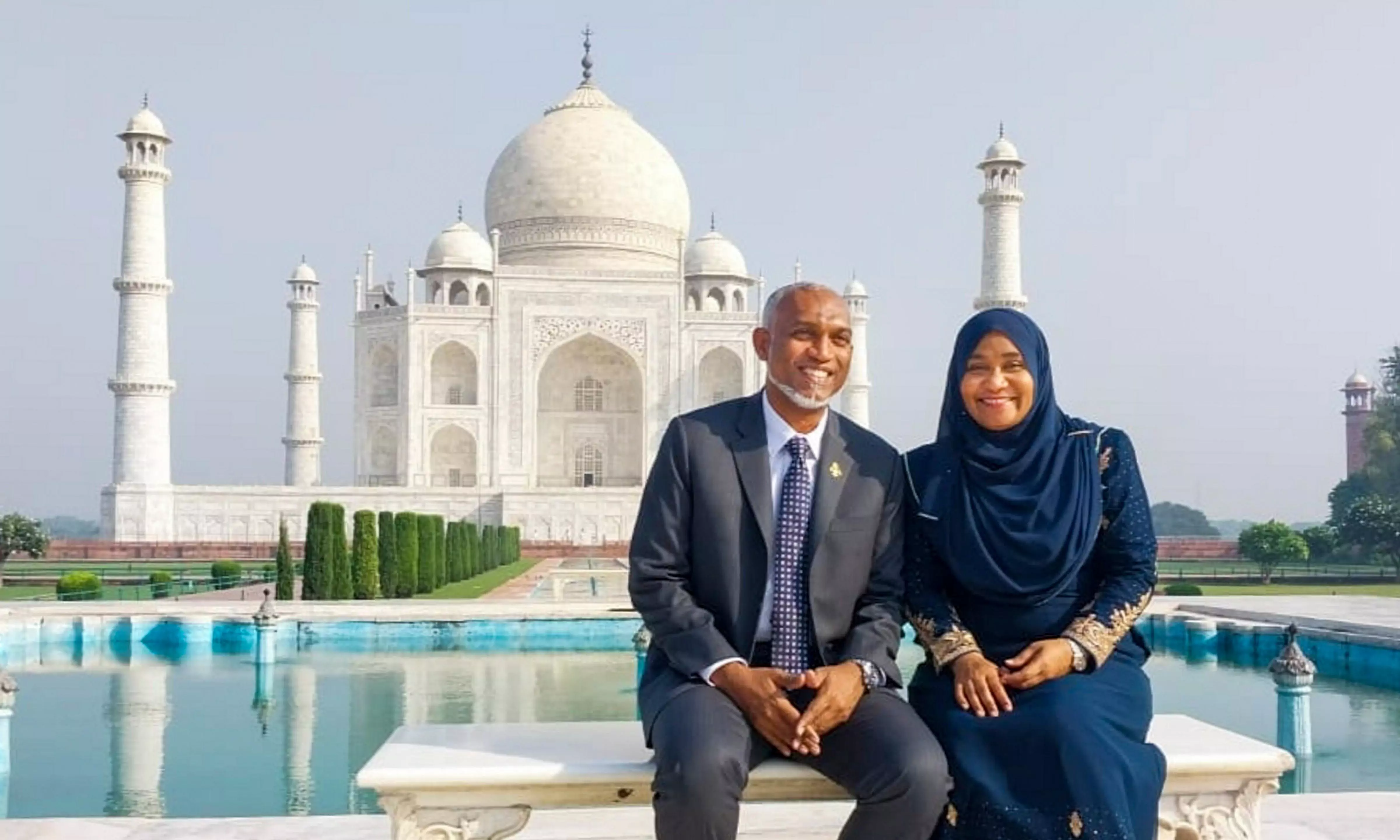 Mesmerising Taj Mahal impresses Maldives President Muizzu