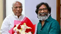 With eye on polls, Jharkhand CM Hemant Soren meets Kharge, Rahul