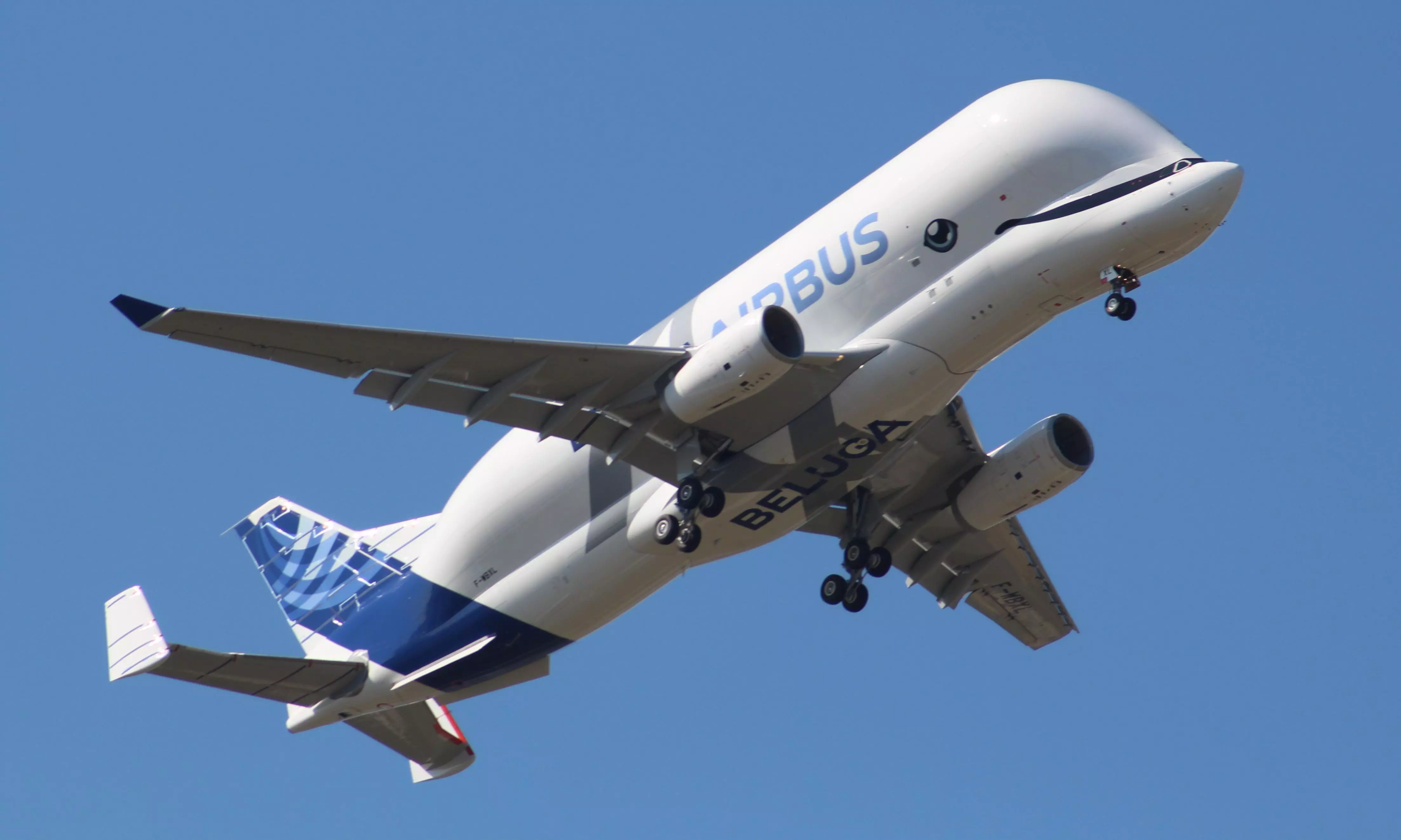 Massive Airbus Beluga XL aircraft lands in Kolkata