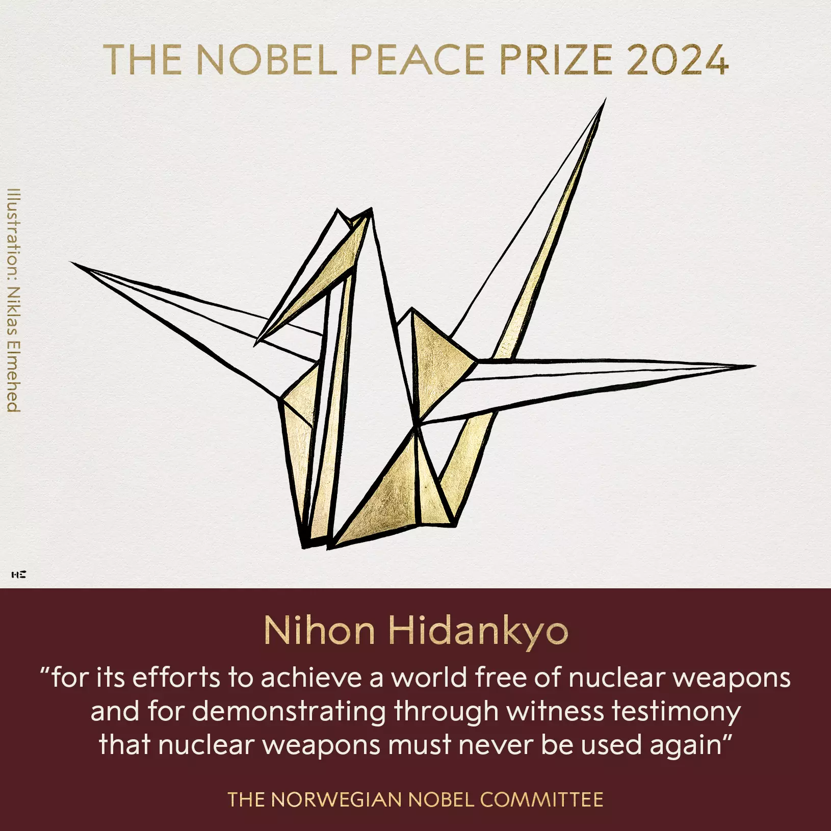 Nobel Peace Prize awarded to Japanese atomic bomb survivors group