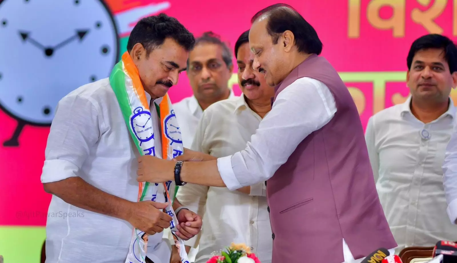 Sayaji Shinde, Ajit Pawar