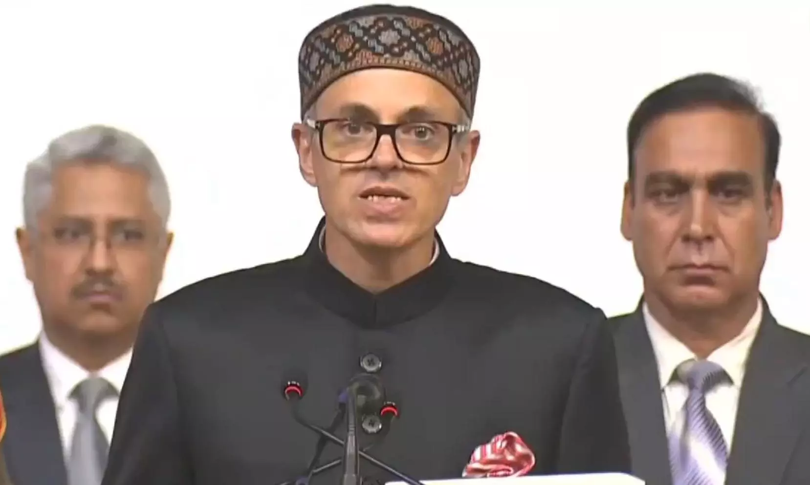 Omar Abdullah sworn in as J&K CM; Congress won’t join govt for now