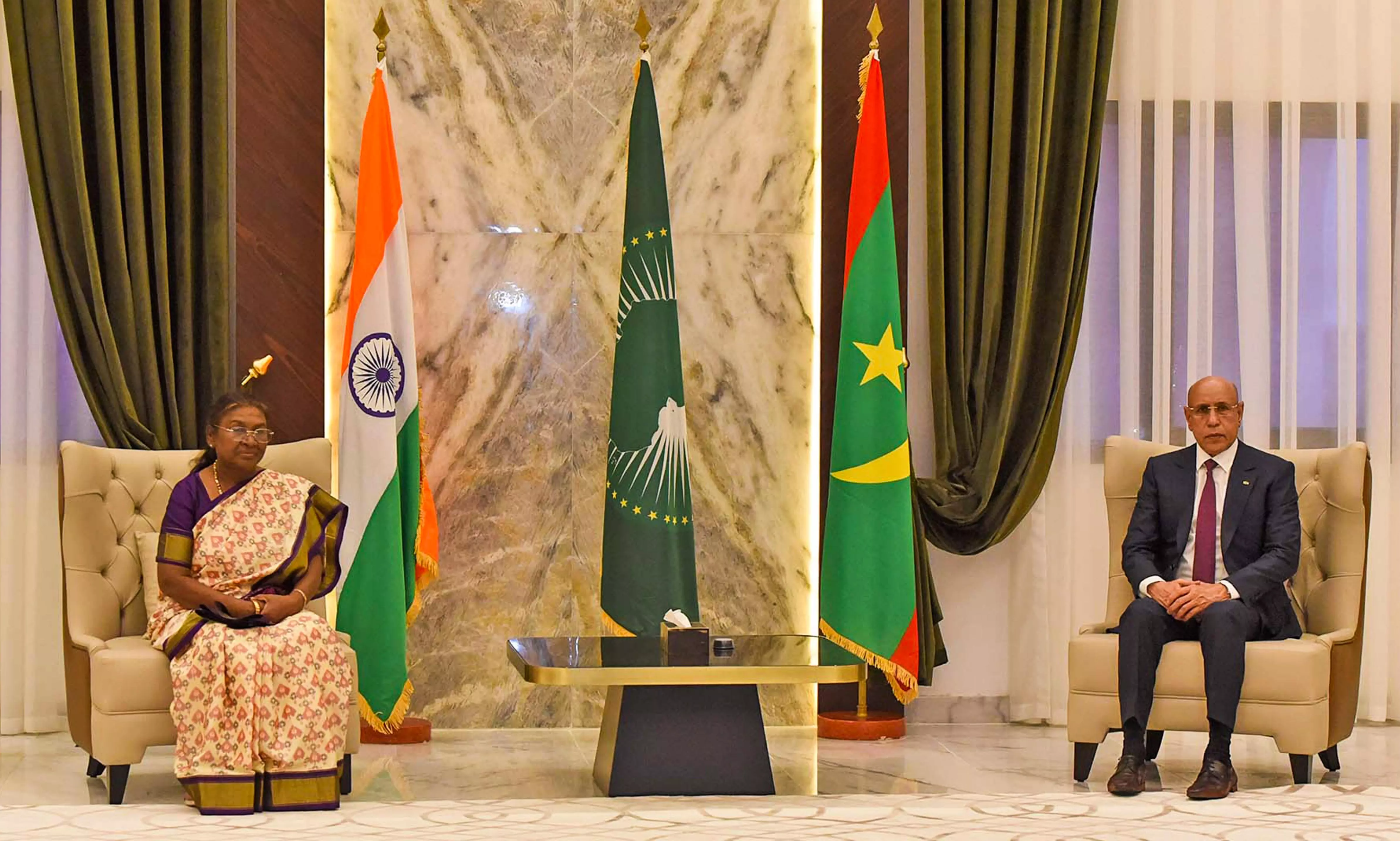 In Mauritania, Murmu says diaspora vital for India to achieve her aims