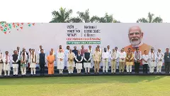 PM Narendra Modi with NDA Chief Ministers