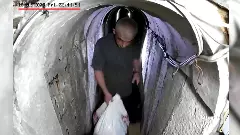 Israel releases footage of Hamas leader Sinwar before October 7 attack