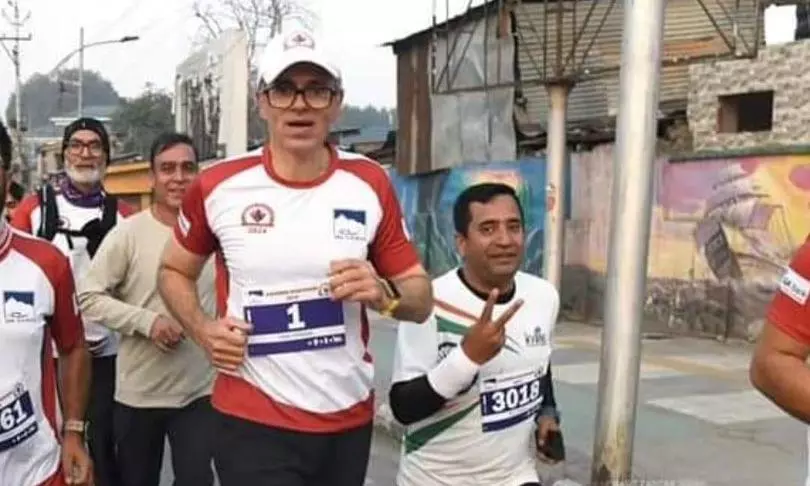 Omar Abdullah runs 21-km half-marathon ‘for a drug-free J&K’