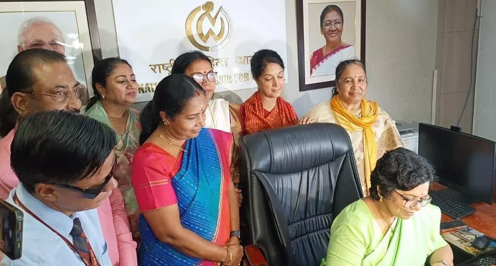 BJP leader Vijaya Rahatkar takes charge as NCW head