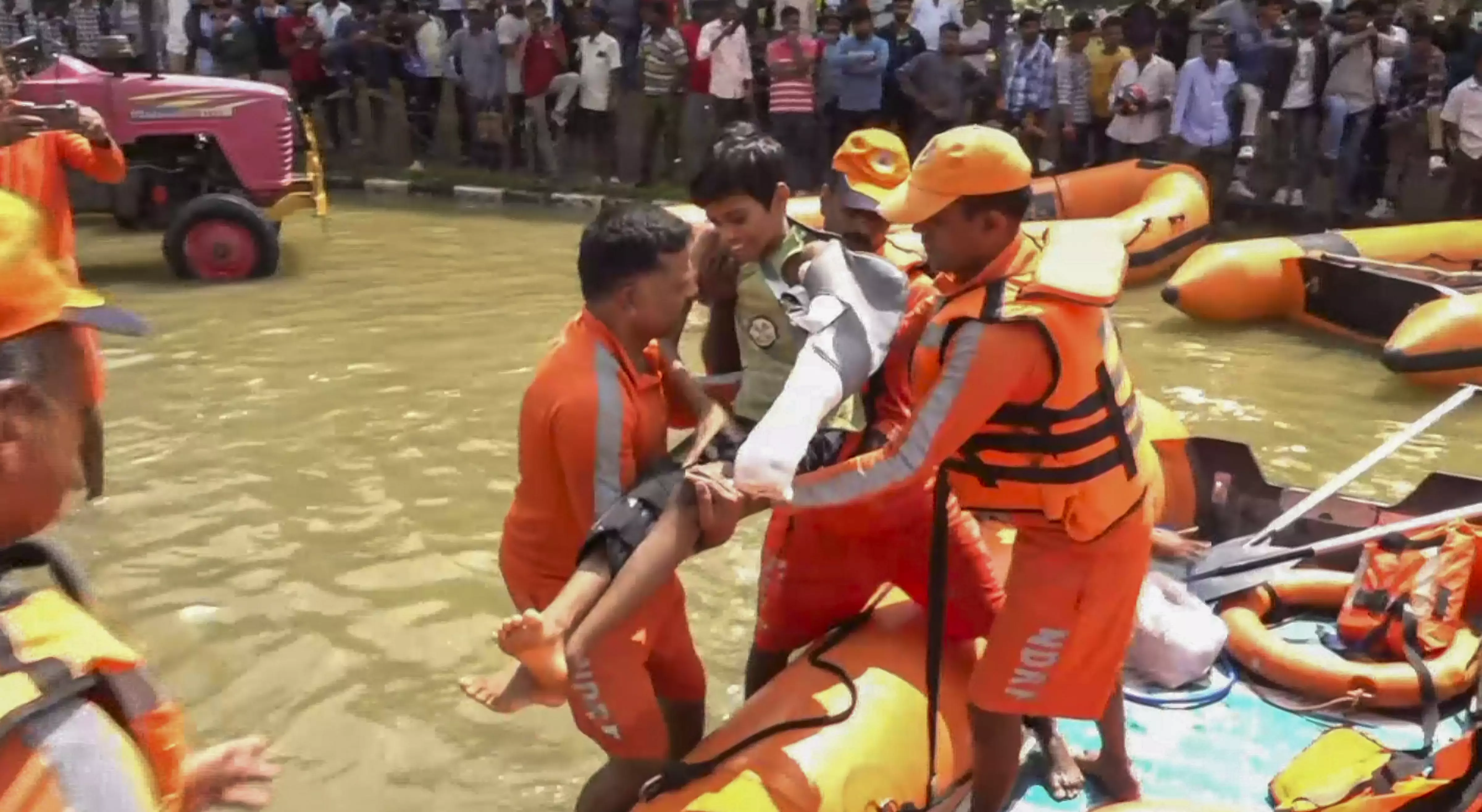 Bengaluru rains: 2 children feared drowned; many areas flooded, boats used to rescue people