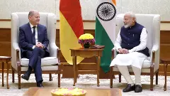 PM Narendra Modi with German Chancellor Olaf Scholz