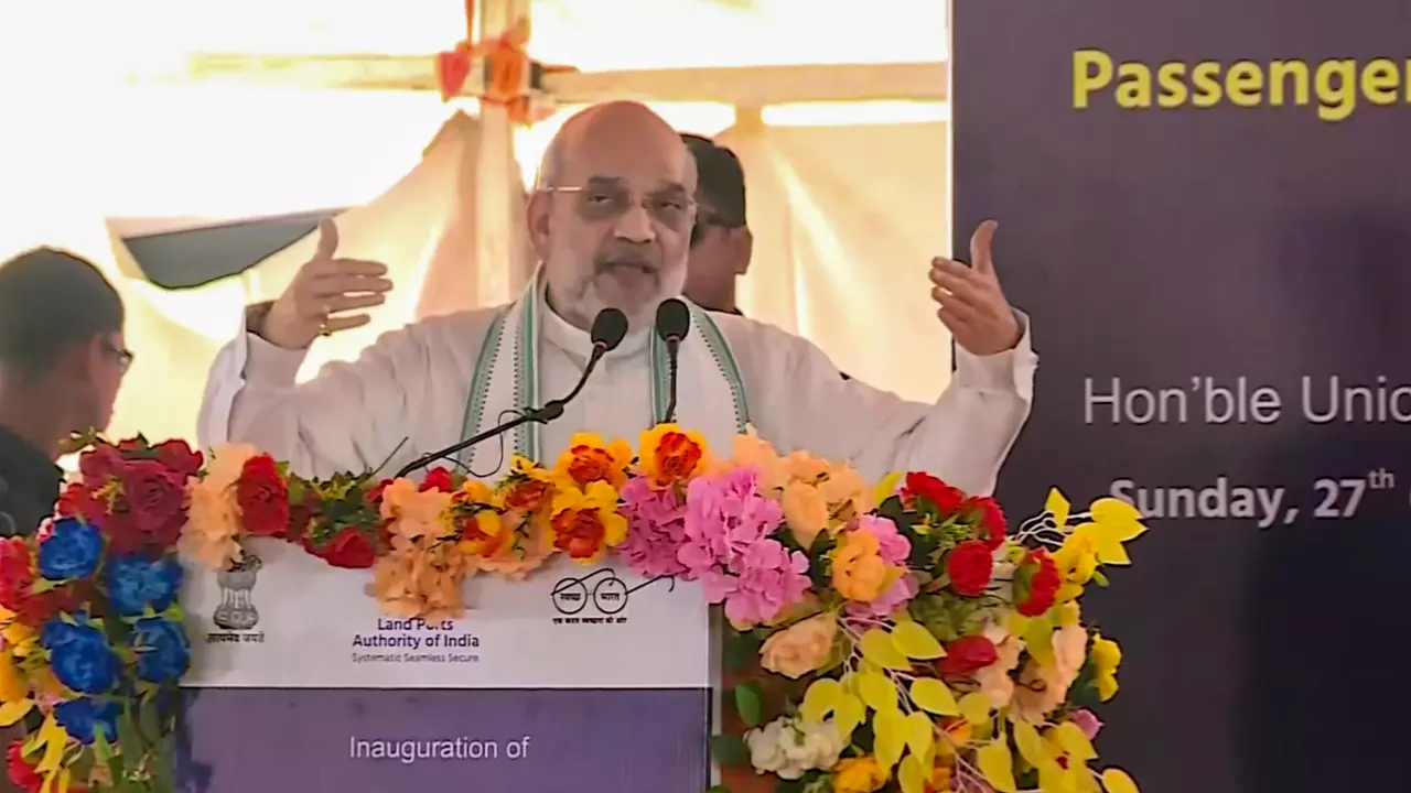 Peace in Bengal can only be achieved if cross-border infiltration stops: Shah