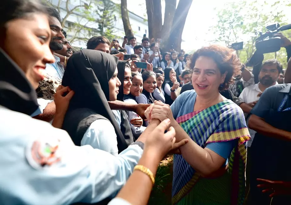 Wayanad bypolls | After LS poll rout, Kerala CM Pinarayi appeasing Hindus, says Priyanka