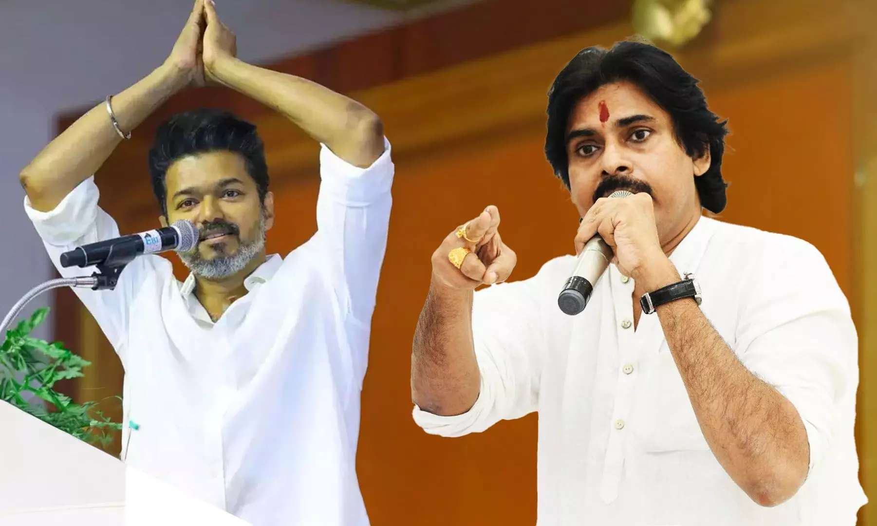 Vijay and Pawan Kalyan