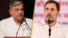Senior RSS leader Dattatreya Hosabale and Congress MP Rahul Gandhi in file photos.