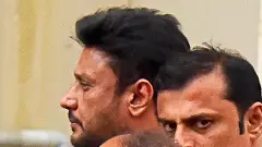 Actor Darshans fans celebrate after he secures interim bail