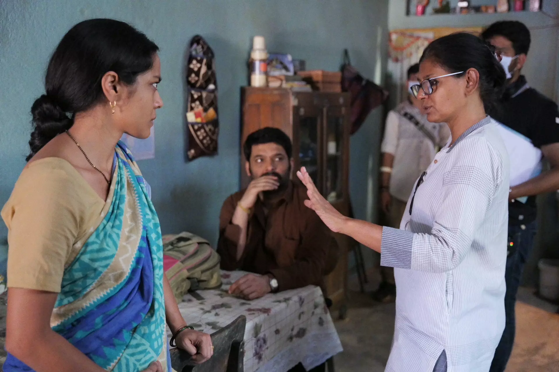 Nandita Das on the sets of Zwigato