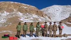 Indian, Chinese troops exchange Diwali sweets at multiple border points