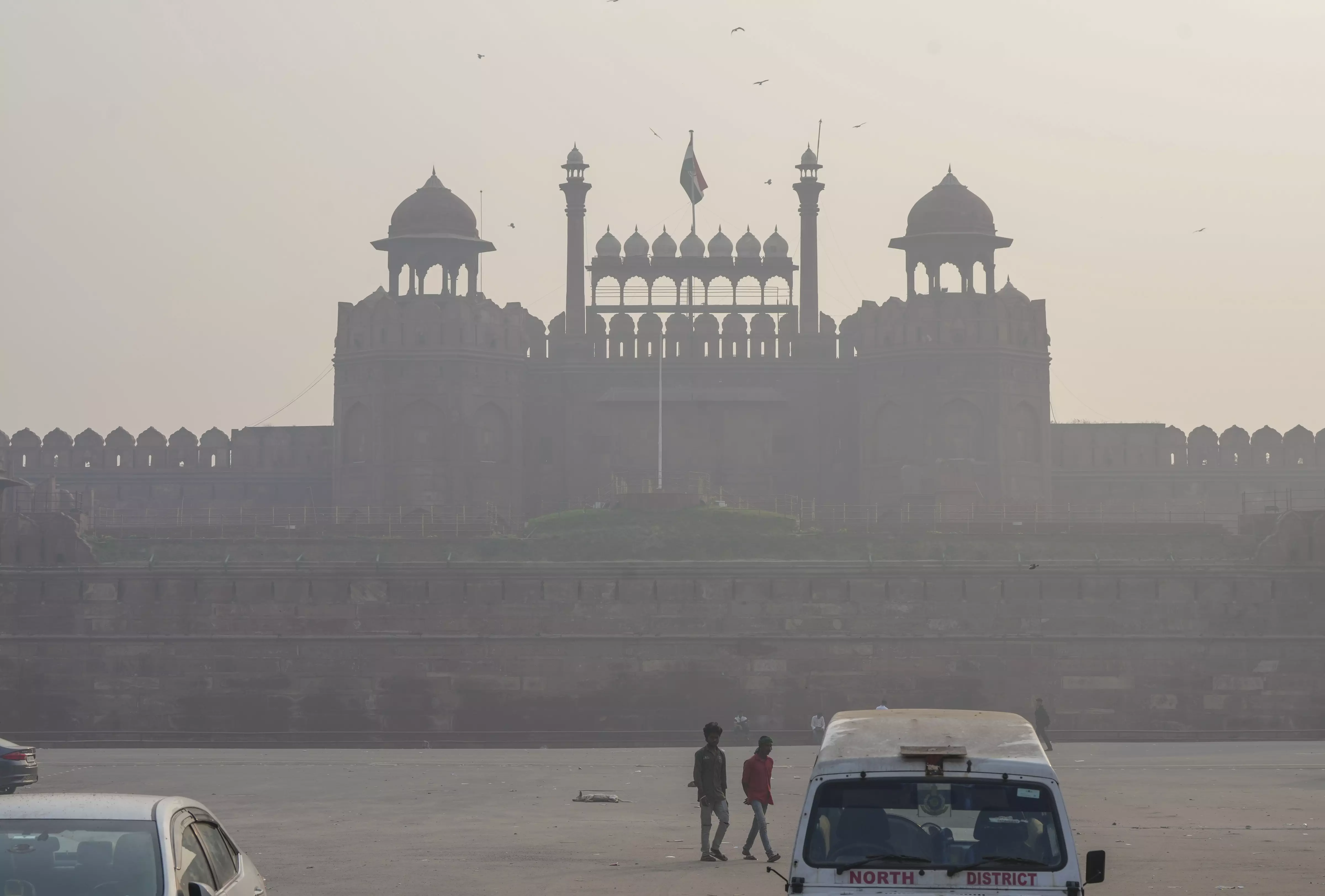 Red Fort, Delhi air pollution