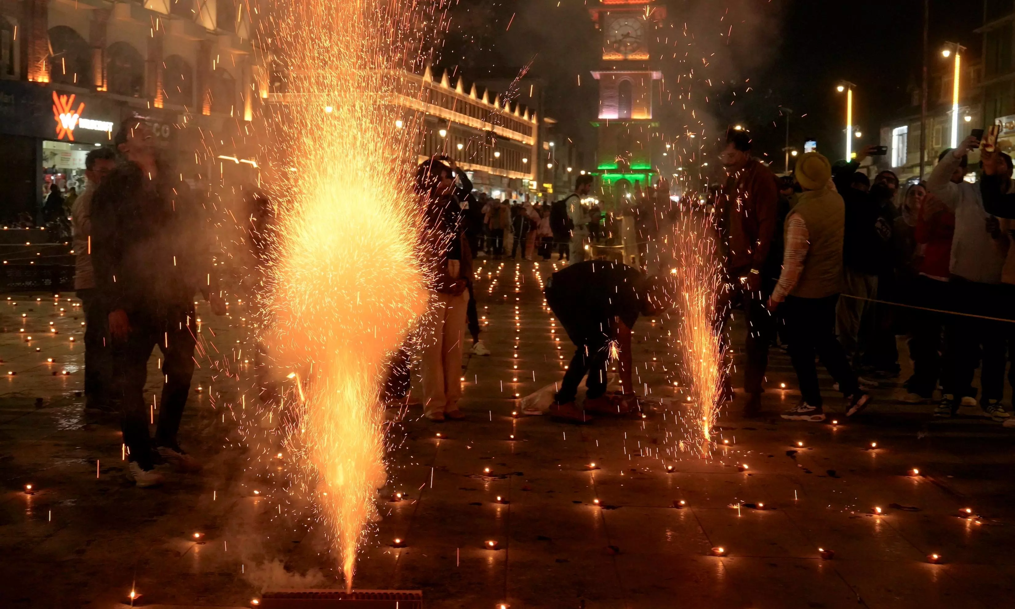 Diwali: People across country revel; Delhi defies firecracker ban