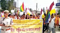 Assam: Tiwa students block highway in Morigaon