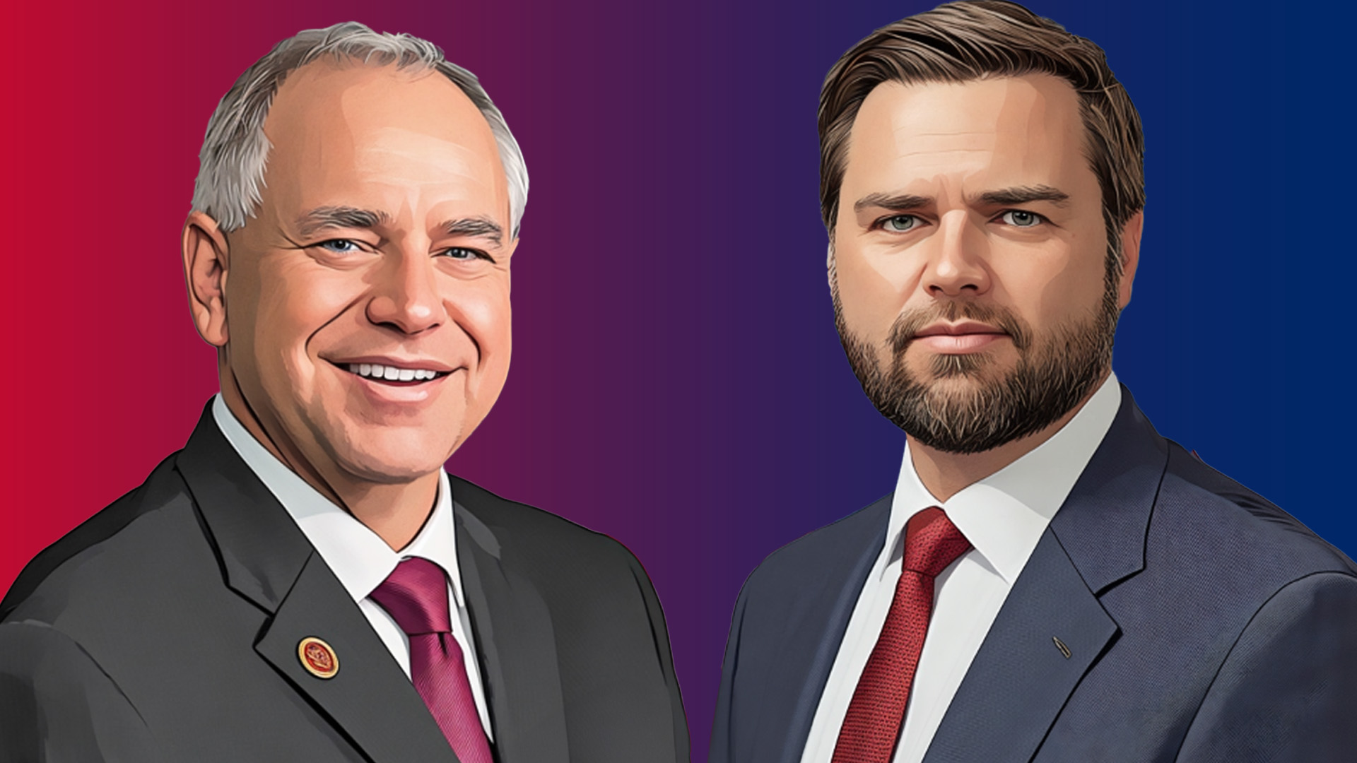 Tim Walz and JD Vance How the US vicepresidential candidates campaigned