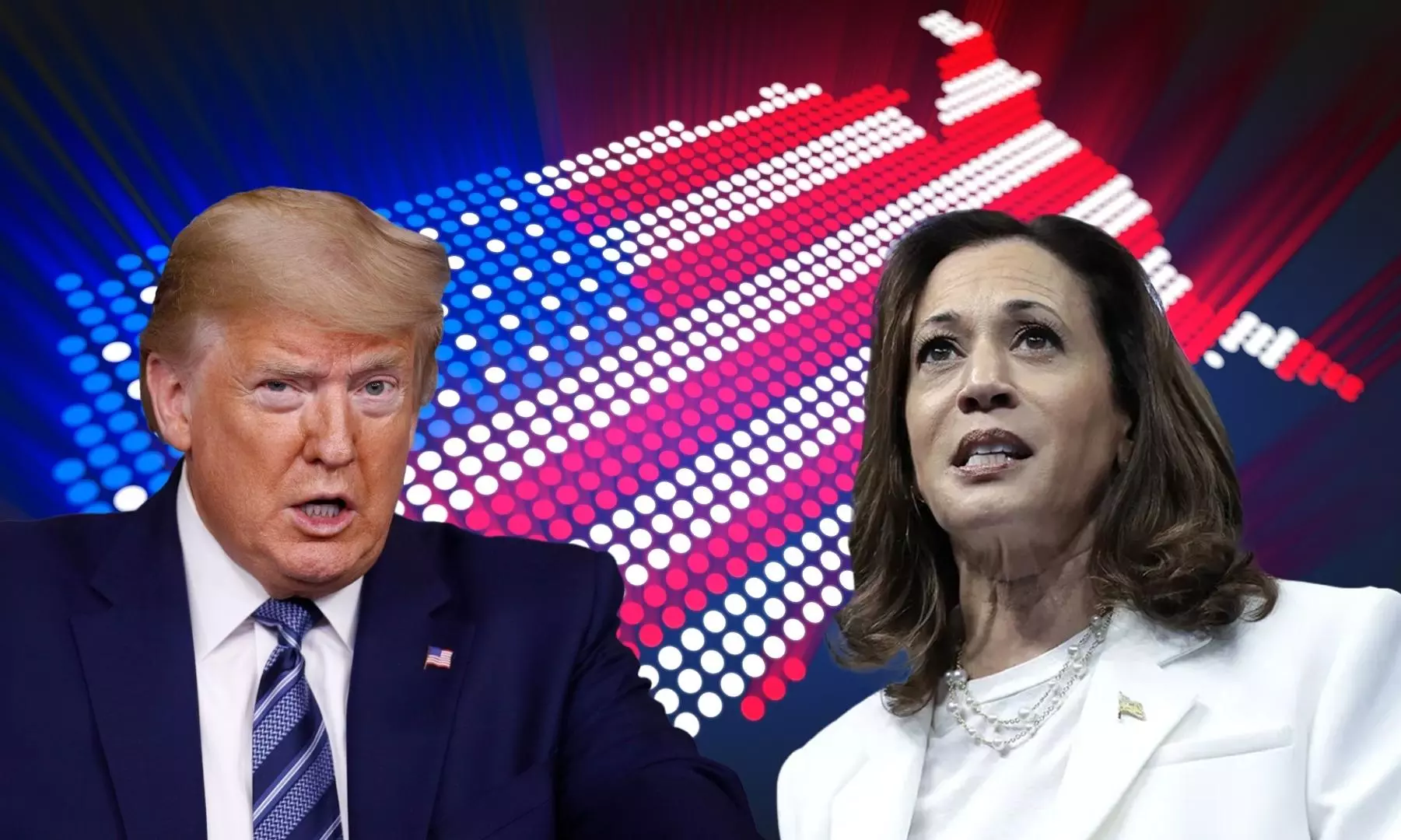 Donald Trump Kamala Harris US election