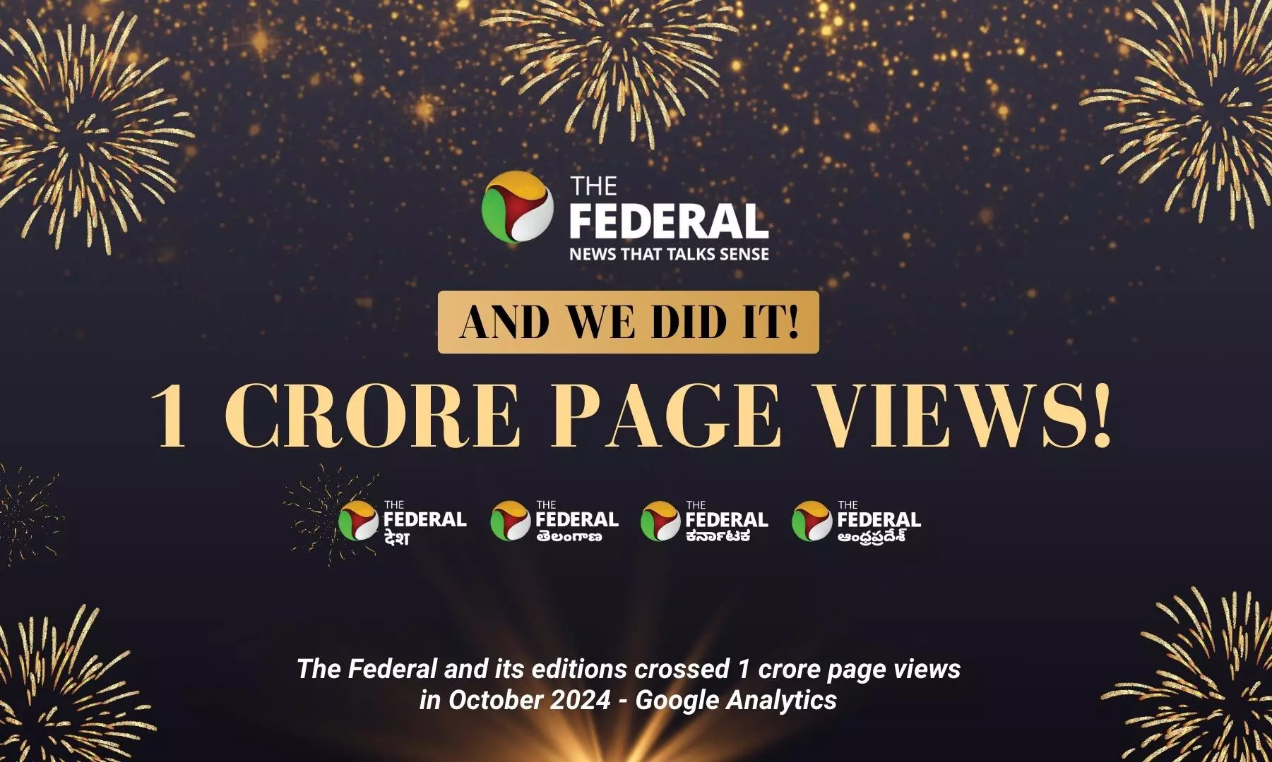 The Federal crosses 1 crore page views a month