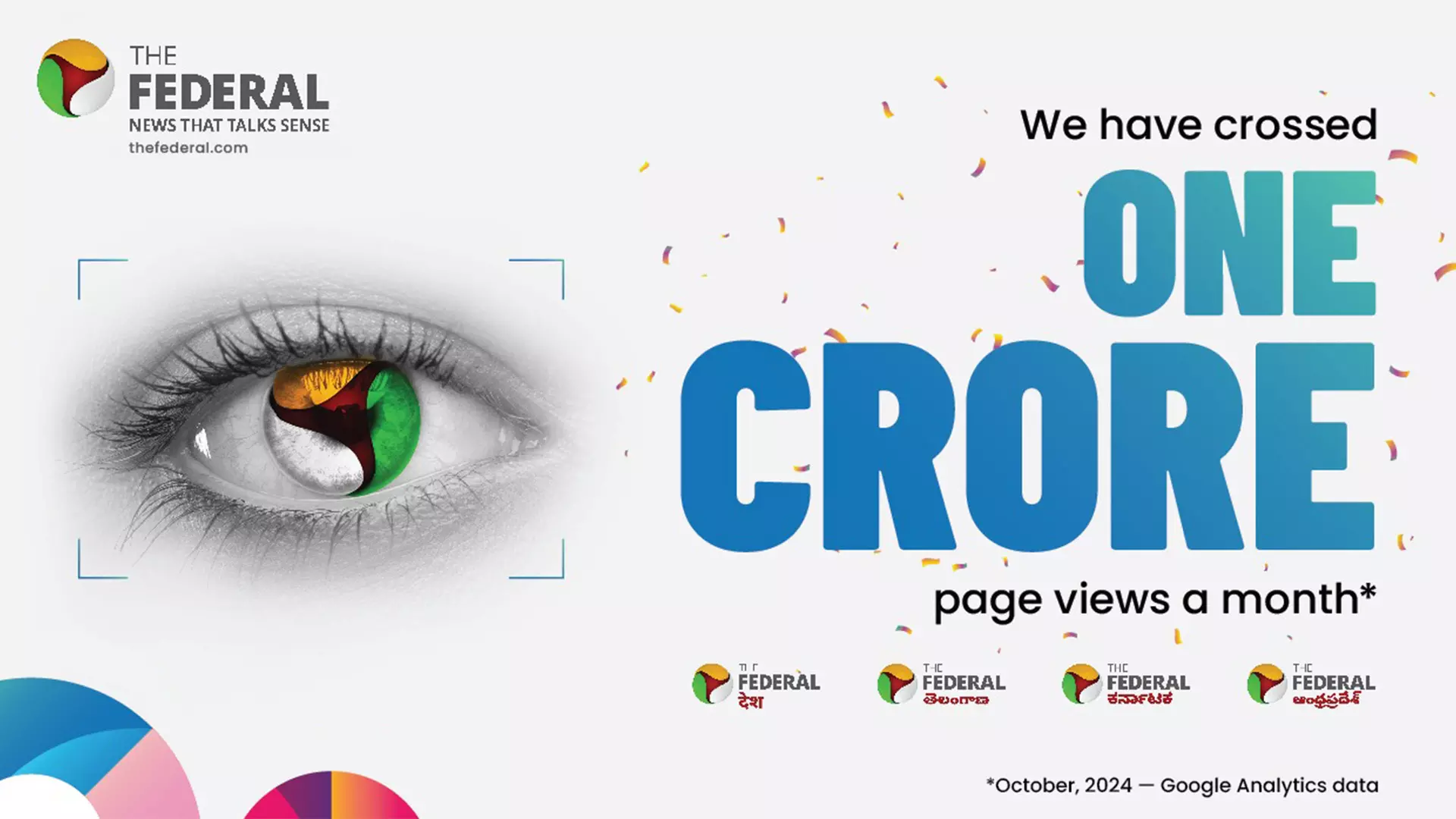 The Federal crosses 1 crore page views a month