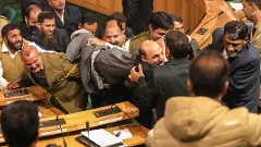 Ruckus in Jammu & Kashmir Assembly again; BJP MLAs marshalled out
