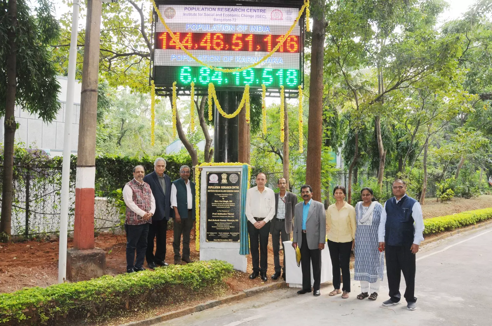 Bengaluru’s first digital population clock unveiled at ISEC