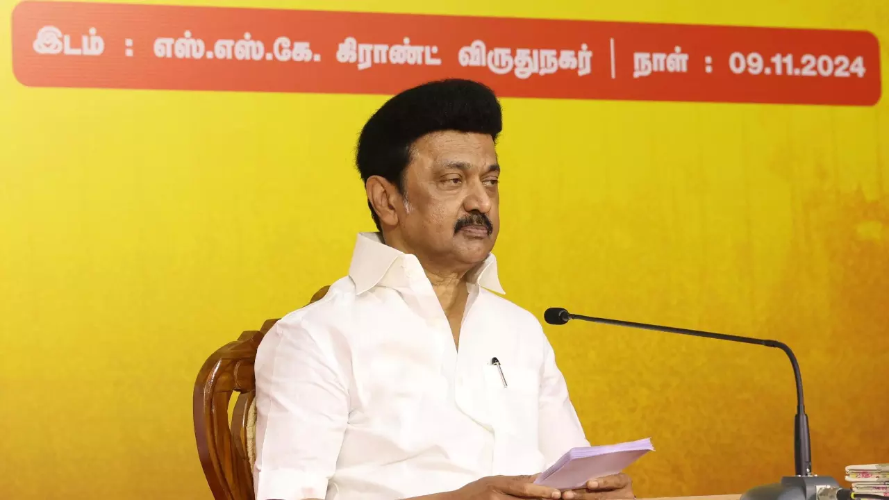 Tamil Nadu CM MK Stalin