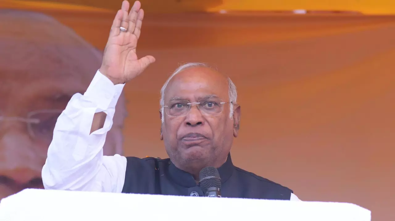 PM Modi believes in buying MLAs like goats, toppling govts: Kharge
