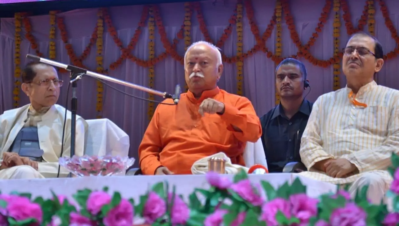 Threat of 3rd world war looming: RSS chief Mohan Bhagwat Threat of 3rd world war looming: RSS chief Mohan Bhagwat
