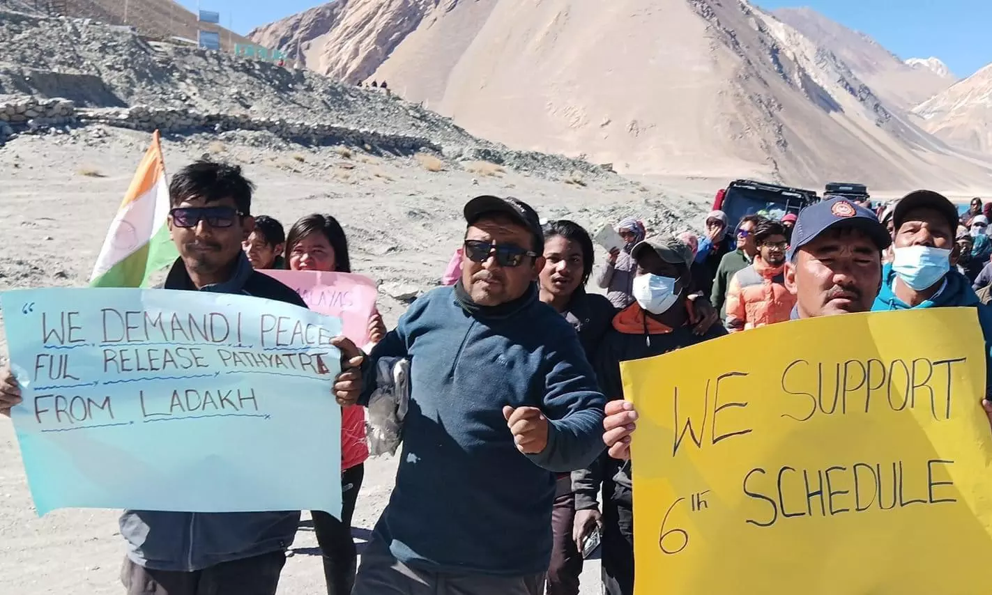 ladakh protest