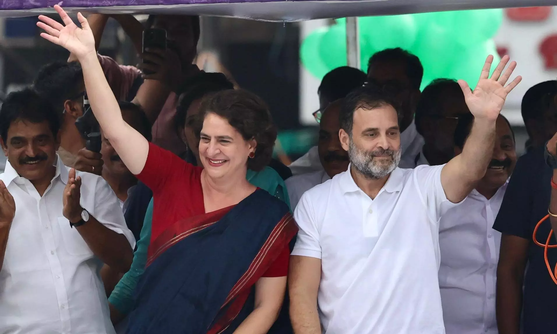 Priyanka Gandhi and Rahul Gandhi