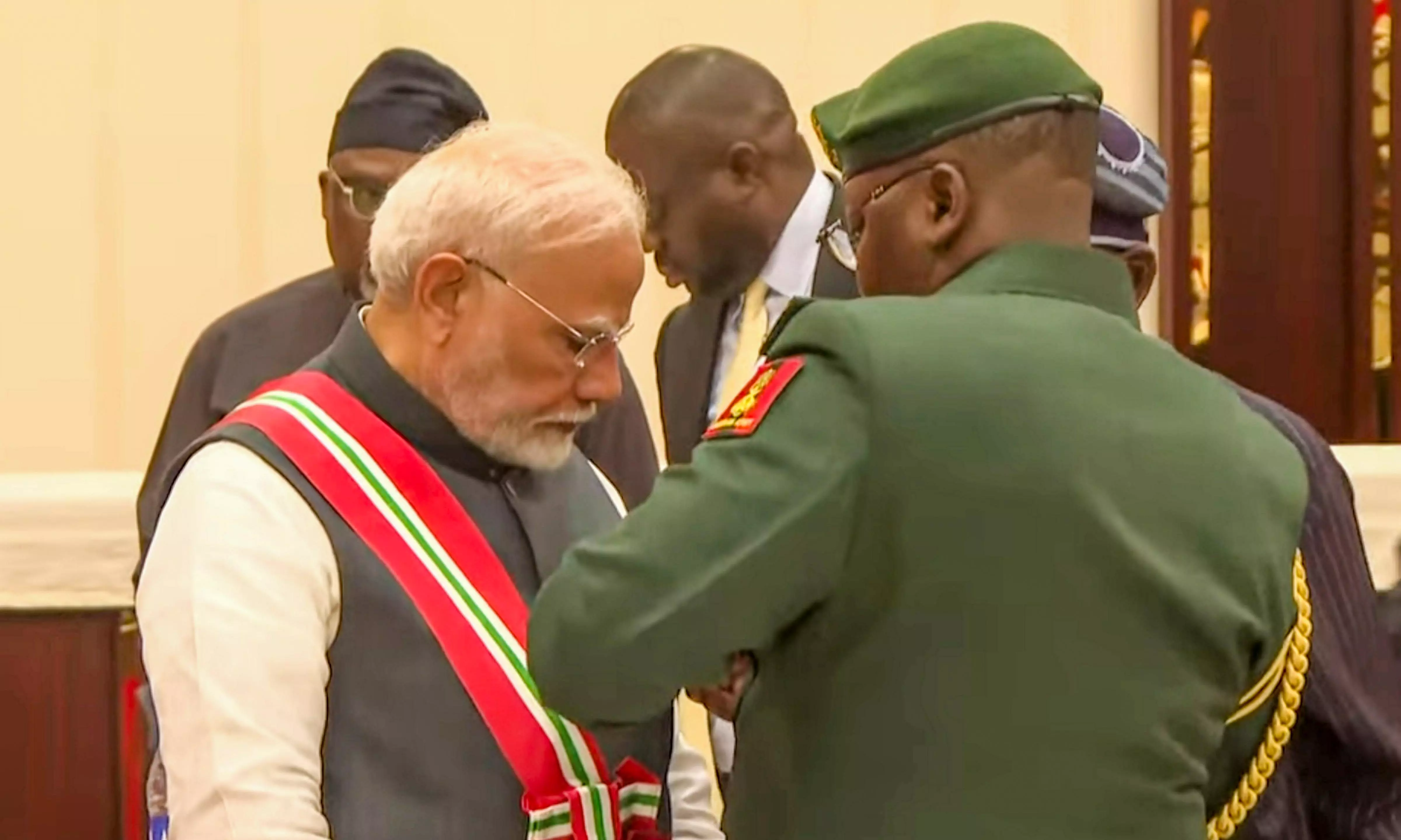 PM Modi receives Nigerias second-highest national award