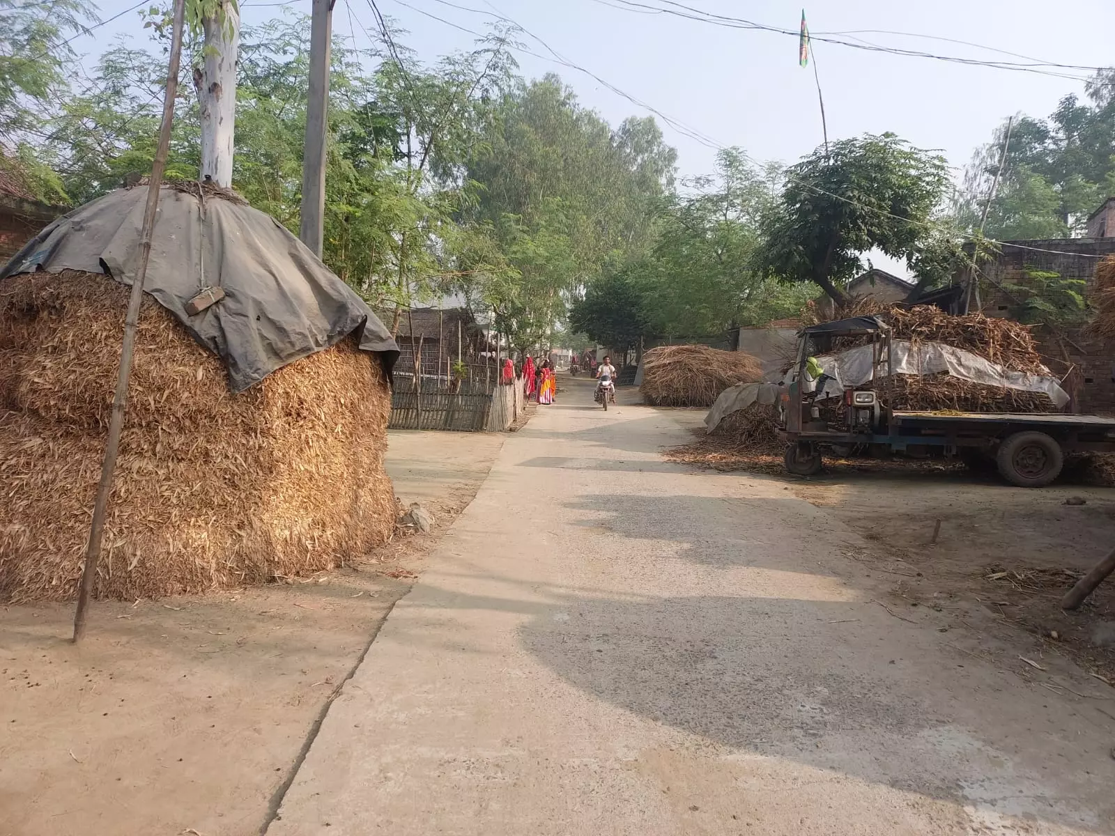 Villages such as Pranpur (in photo) neither completely belong to Jharkhand nor to West Bengal