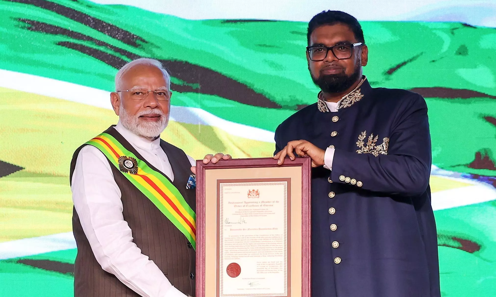 Dominica confers top award on PM Modi