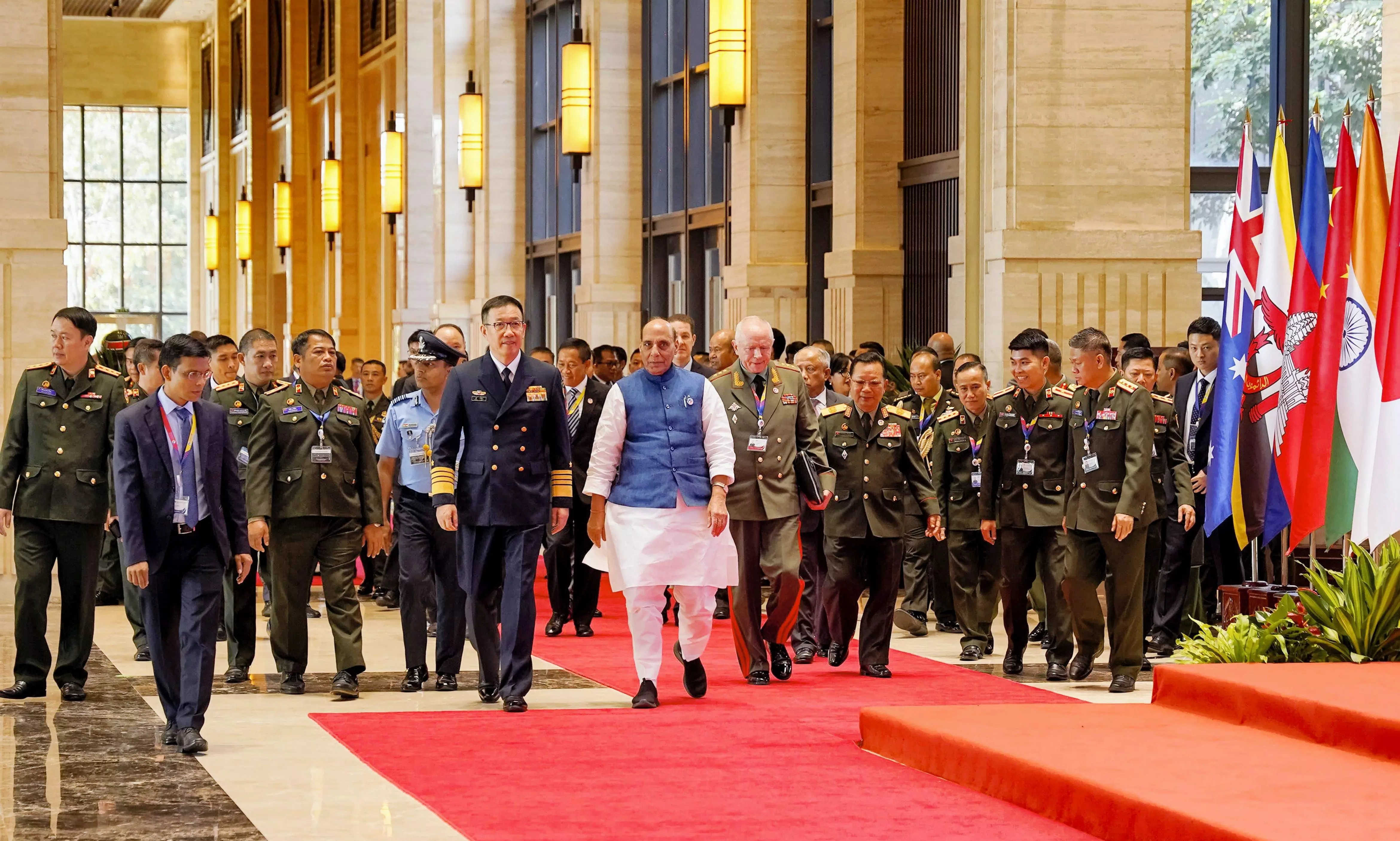 Rajnath in Laos: Global adoption of Buddhist principles must to resolve conflicts