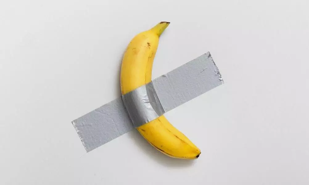 ‘Not just an artwork’: Famous banana taped to a wall sells for Rs 50 crore