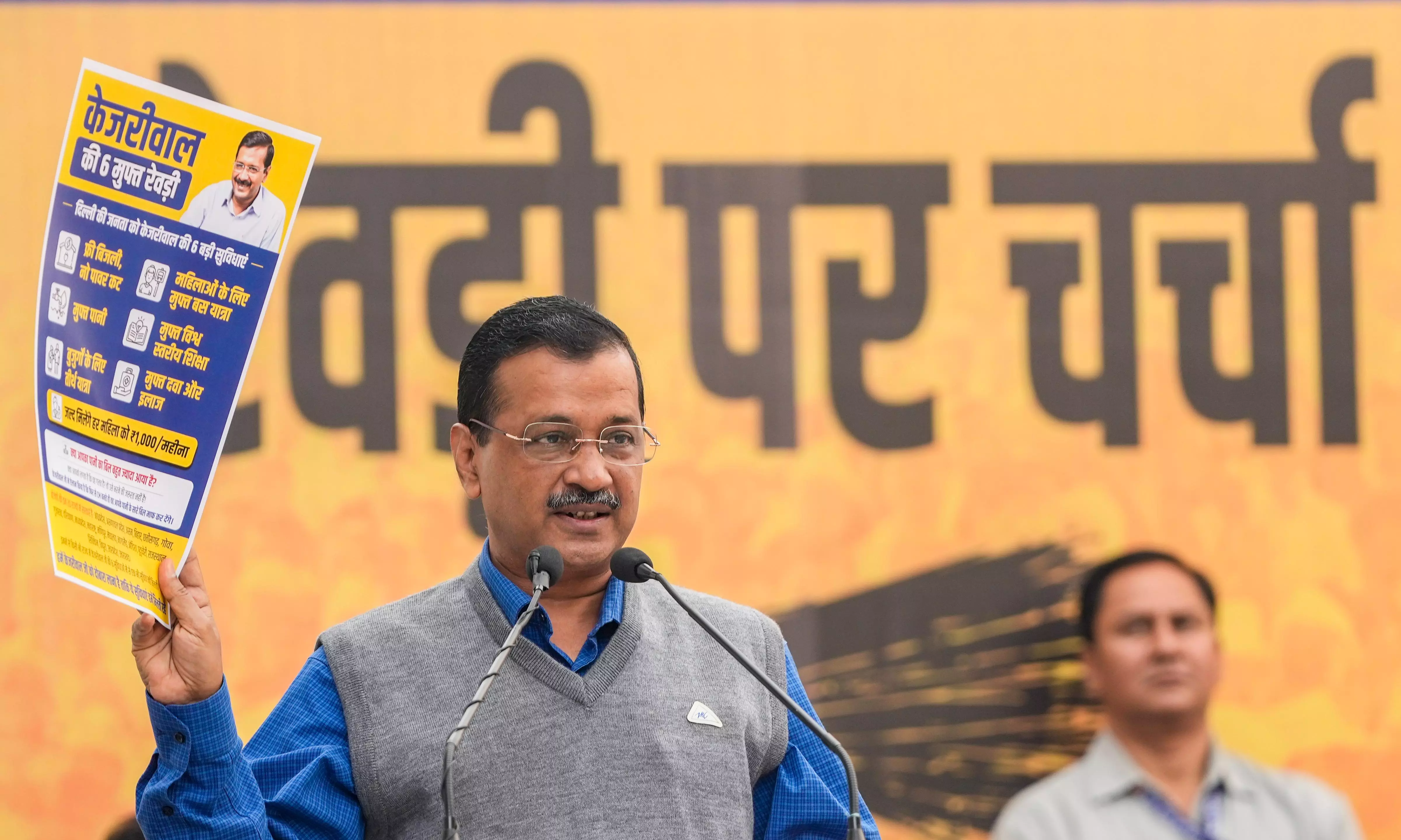 Delhi polls: Kejriwal kicks off Revdi Par Charcha campaign