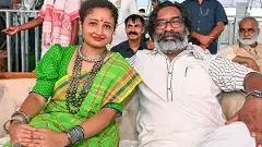 Kalpana and Hemant Soren