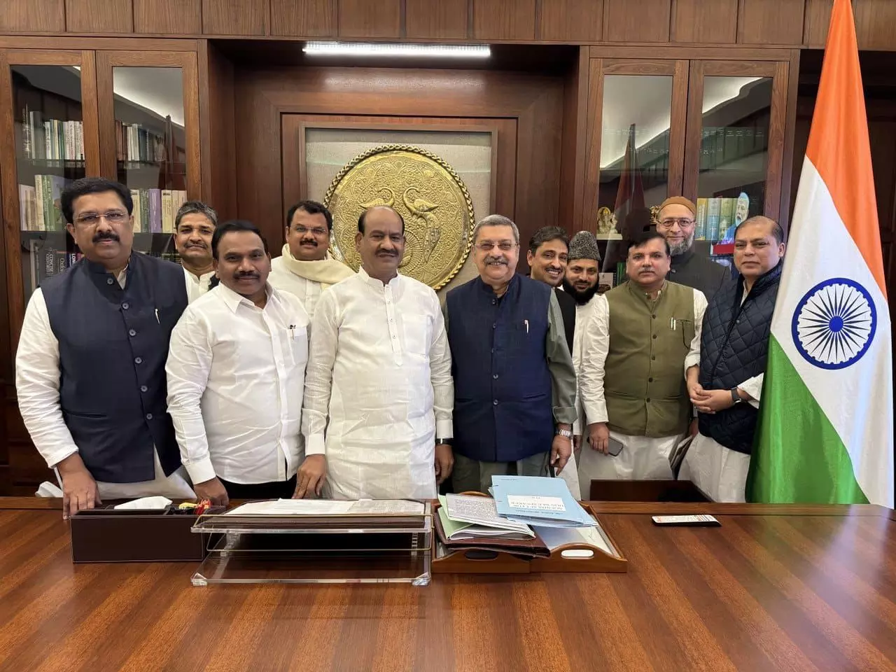 Opposition MPs on the Joint Parliamentary Committee on Waqf Bill meet Lok Sabha Speaker Om Birla and submit a written request to extend the term of the committee for a reasonable time to enable wider consultations.