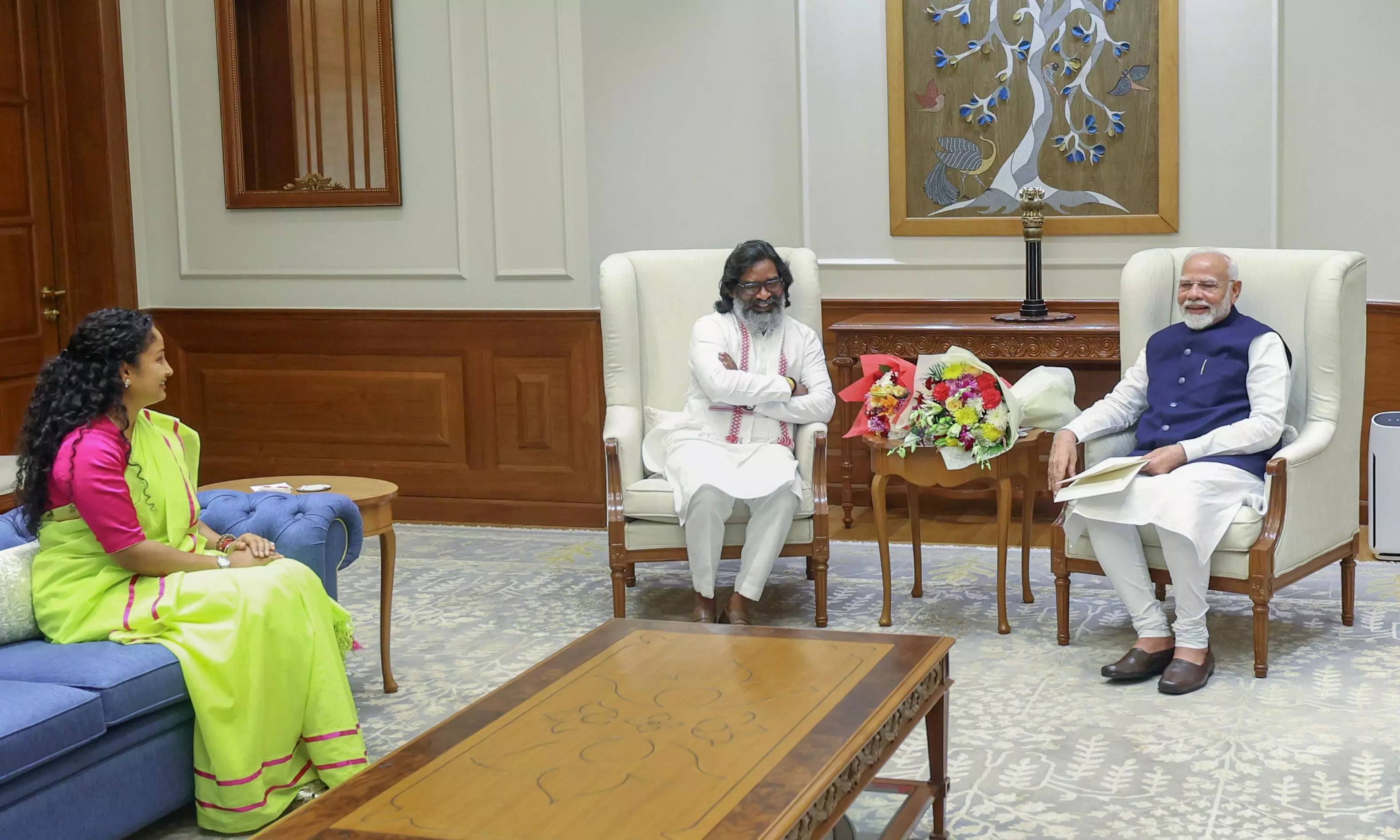 Jharkhand CM Hemant Soren meets PM Modi in New Delhi