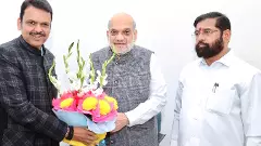 Eknath Shinde, Amit Shah, Devendra Fadnavis