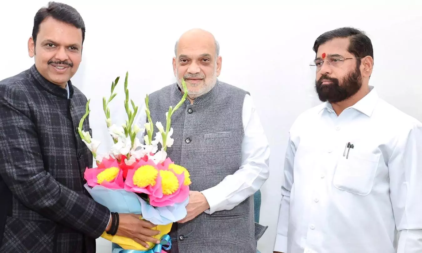 Eknath Shinde, Amit Shah, Devendra Fadnavis