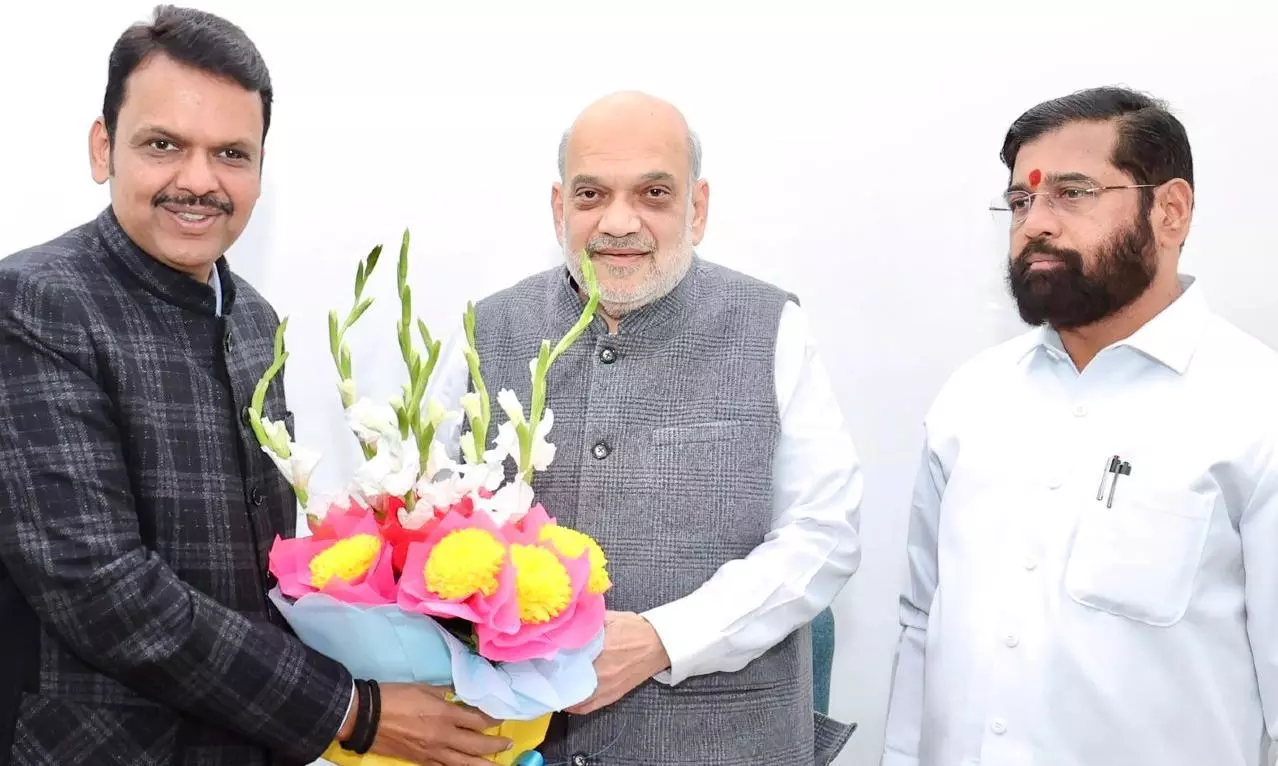 Eknath Shinde, Amit Shah, Devendra Fadnavis