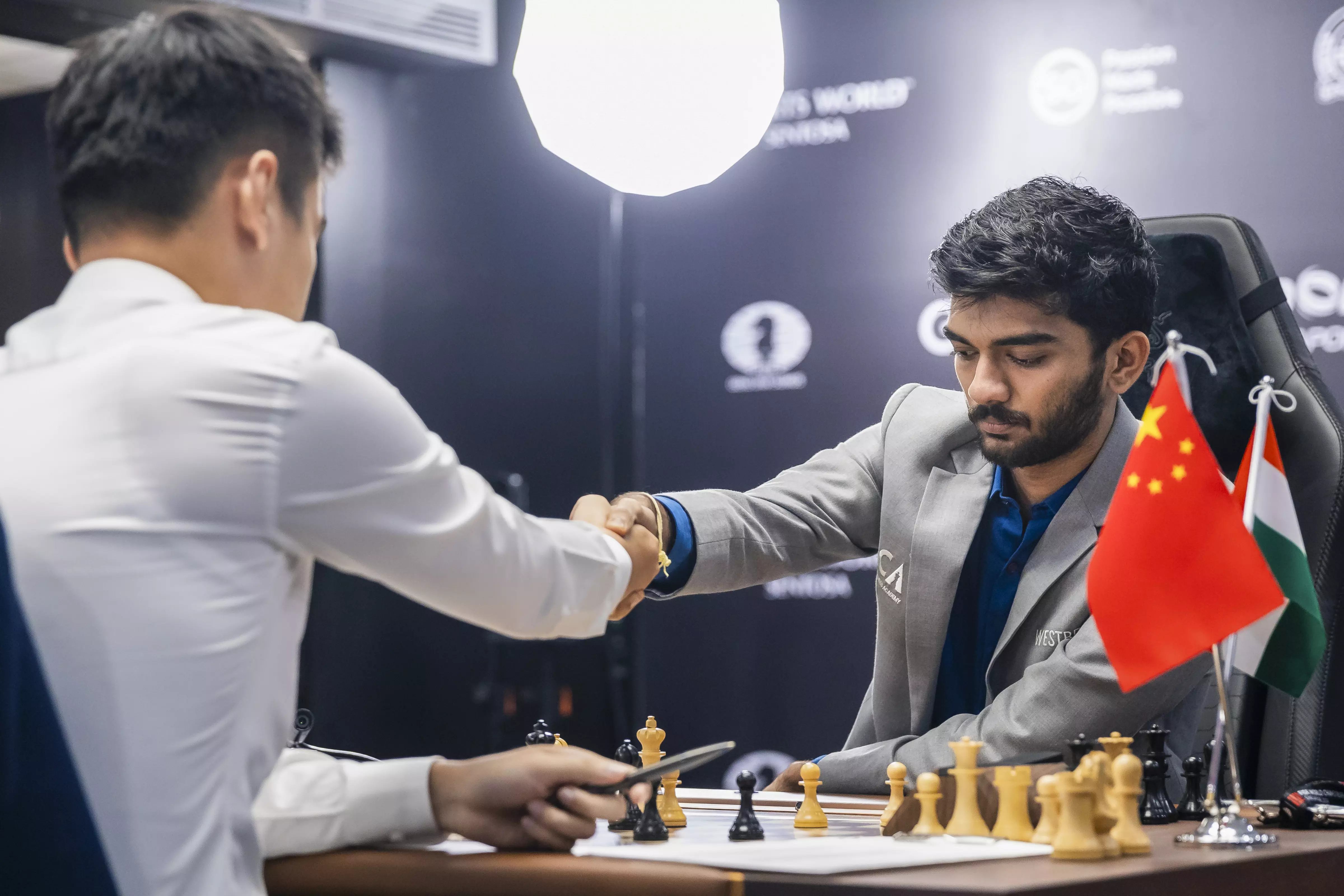 Gukesh draws with Liren, scores still tied after five games